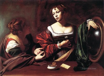  Caravaggio Painting - Martha and Mary Magdalene Caravaggio